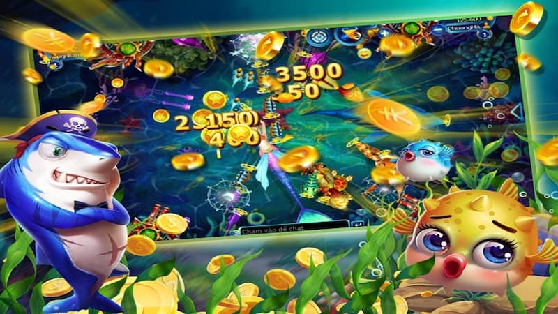 Thắng xu khi chơi game bắn cá xèng 