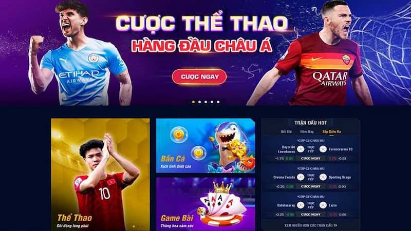 Các loại hình tham gia cá cược tại sảnh DA88